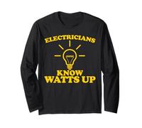Gli elettricisti Sanno Watts Up Maglia a Manica