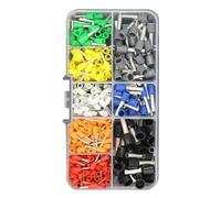 Gli elettricisti scelgono due e singoli puntali terminali a filo Set di connettori a crimpare codificati a colori isolati per il collegamento Twin Wire End