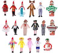 Gli elfi si comportano in modo cattivo e cattivo vestito da elfo - costumi da elfo cattivo - 1 costume a sorpresa selezionato a caso