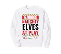 Gli Elfi Si comportano Male Cattivi Elfi al Gioco di Natale Felpa