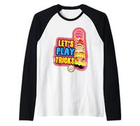 Gli Elfi Si comportano Male giochiamo a Trucchi Elfo Natale Maglia con Maniche Raglan