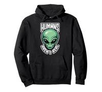 Gli Esseri Umani Non Sono Reali, ha Detto Alien, Divertente Felpa con Cappuccio