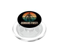 Gli esseri umani prima protesta contro l'intelligenza artificiale AI PopSockets PopGrip per MagSafe