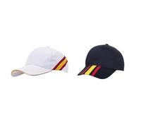 Gli Eventos della Tata. Confezione da 2 cappello della bandiera della Spagna - Cappello da uomo Spagna - Cappello Spagna uomo