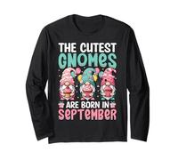 Gli gnomi più carini sono nati a settembre Maglia a Manica