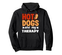 Gli hot dog amanti degli hot dog sono la mia terapia Felpa con Cappuccio