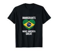 Gli immigrati brasiliani rendono l'America una grande immigrazione pro Maglietta