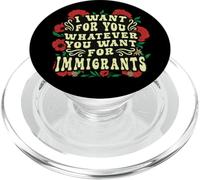 Gli immigrati dell'America vogliono per te qualunque PopSockets PopGrip per MagSafe