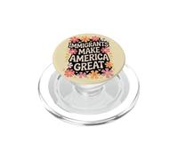 Gli immigrati floreali retrò fanno l'America PopSockets PopGrip per MagSafe