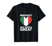Gli immigrati in Italia rendono l'America una grande immigrazione pro Maglietta
