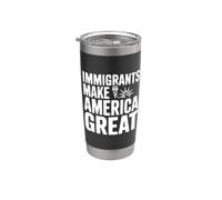 Gli immigrati rendono grande l'America Bicchiere termico in acciaio inox doppia parete