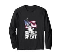 Gli immigrati Rendono Grande l'America Maglia a Manica
