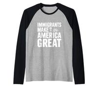 Gli immigrati Rendono Grande l'America Maglia con Maniche Raglan