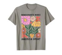 Gli immigrati rendono l'America dei grandi diritti umani democratici Maglietta