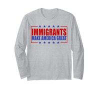 Gli immigrati Rendono l'America Una Grande immigrazione PRO Maglia a Manica