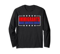 Gli immigrati Rendono l'America Una Grande immigrazione PRO Maglia a Manica