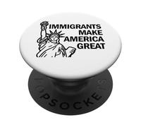 Gli immigrati rendono l'America una grande immigrazione pro PopSockets PopGrip Adesivo