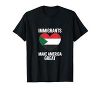 Gli immigrati sudanesi rendono l'America una grande immigrazione pro Maglietta