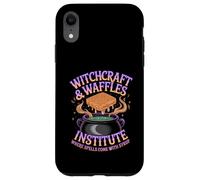 Gli incantesimi dell'Istituto di stregoneria e waffles vengono con lo sciroppo Custodia per iPhone XR