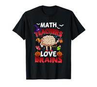 Gli Insegnanti di Matematica Amano Il Cervello Matematica Halloween Matematica Insegnante Maglietta