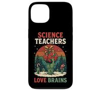 Gli insegnanti di scienze amano il cervello Natale Zombie Art Custodia per iPhone 13