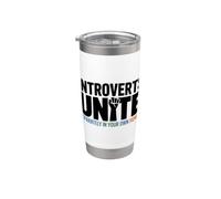 Gli introversi antisociali si uniscono separatamente nelle proprie case Bicchiere termico in acciaio inox doppia parete