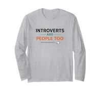 Gli introversi Sono Persone Troppo purtroppo Divertenti introversi Maglia a Manica