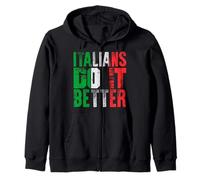 Gli Italiani Lo Fanno Meglio Felpa con Cappuccio