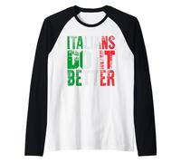Gli Italiani Lo Fanno Meglio Maglia con Maniche Raglan