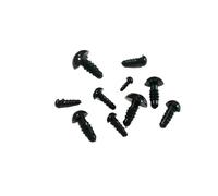 Gli occhi neri degli animali di sicurezza occhi di plastica all'uncinetto for la bambola giocattolo del burattino dell'orsacchiotto 4.5mm-24mm possono essere scelti(50sets (100pcs),6mm)
