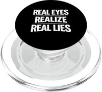 Gli occhi reali realizzano vere bugie consapevolezza verità pensatore critico PopSockets PopGrip per MagSafe