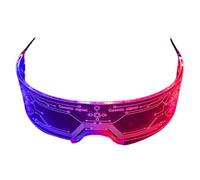 Gli occhiali acrilici alla moda LED si accendono variopinti d'ardore freschi per il club e l'evento di musica fresco