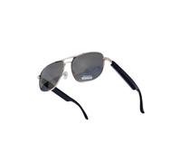 Gli occhiali intelligenti GS02 supportano l'assistente vocale, le chiamate Bluetooth e il controllo remoto della fotocamera (argento). Regalo a sorpr