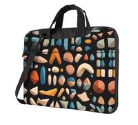 Gli oggetti colorati hanno stampato la cartella a tracolla della borsa a tracolla del computer portatile facile da usare quando viaggia per affari