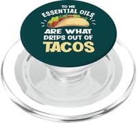 Gli oli essenziali sono ciò che gocciola dai tacos PopSockets PopGrip per MagSafe