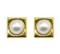 Gli orecchini di perle retrò portatili dal design geometrico sono come accessori per le donne di tutte le età, cercando di migliorare il loro stile