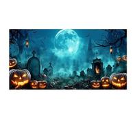 Gli orribili striscioni per garage di Halloween creano un'atmosfera di Halloween e attirano bambini e vicini. Atmosfera festiva nel tuo garage. 11 (B, 480 x 210 cm)