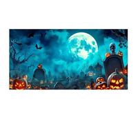 Gli orribili striscioni per garage di Halloween creano un'atmosfera di Halloween e attirano bambini e vicini. Atmosfera festiva nel tuo garage. 11 (F, 480 x 210 cm)
