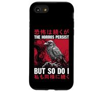Gli orrori persistono ma anche io corvo horror giapponese Custodia per iPhone SE (2020) / 7/8