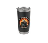 Gli orrori persistono ma anche io divertente opossum Dumpster Fire Bicchiere termico in acciaio inox doppia parete