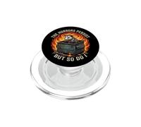 Gli orrori persistono ma anche io divertente opossum Dumpster Fire PopSockets PopGrip per MagSafe