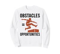 Gli Ostacoli Sono opportunità Parkour Free Running Ginnastica Felpa