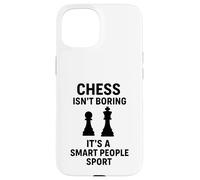 Gli scacchi non sono noiosi, è un popolo intelligente Sport divertente Custodia per iPhone 15
