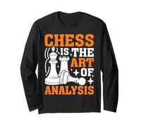 Gli Scacchi Sono L'Arte dell'analisi - Vintage Chess Lover Maglia a Manica