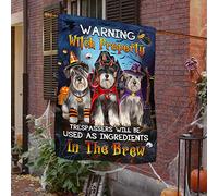 Gli Schnauzer Intrusi Saranno Usati Come Ingredienti Per Halloween Schnauzer Bandiere Pirati Multicolore Bandiere All'Aperto Vintage Bandiera Da Giardino Decorazione Per Esterni Giardino Interni S