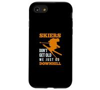 Gli sciatori non invecchiano andiamo solo in discesa - Sci divertente Custodia per iPhone SE (2020) / 7/8