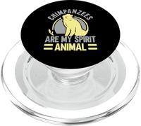 Gli scimpanzé sono il mio spirito, scimpanzé, scimmia, scimmia, scimpanzé PopSockets PopGrip per MagSafe