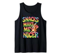 Gli Snack Mi Rendono più Carino e Divertente Meme Animal Canotta