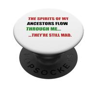 GLI SPIRITI DEGLI ANCESTORI FLUSGONO IN ME SONO ANCORA MAD Meme PopSockets PopGrip Adesivo