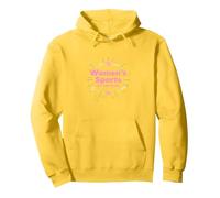 Gli Sport delle Donne Sono Solo Sport: Messaggio di uguaglianza Felpa con Cappuccio, Unisex per Adulti, Limone, L